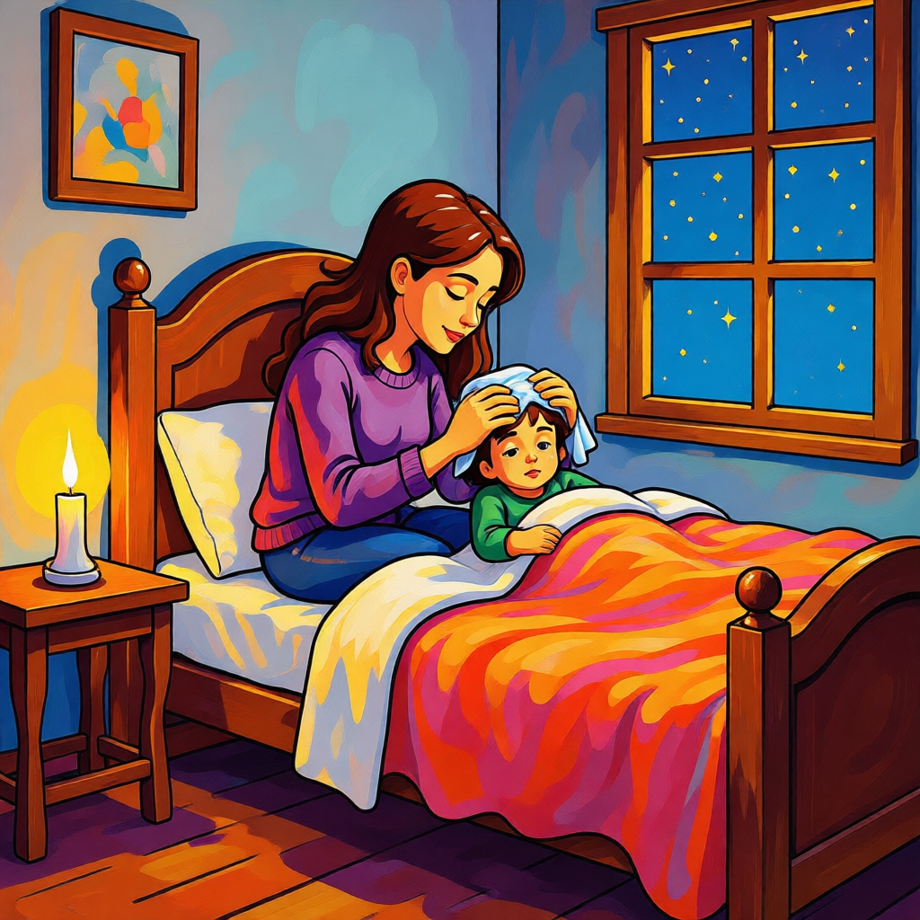 The Golden Heart of the Little Blue House - ilustración 1