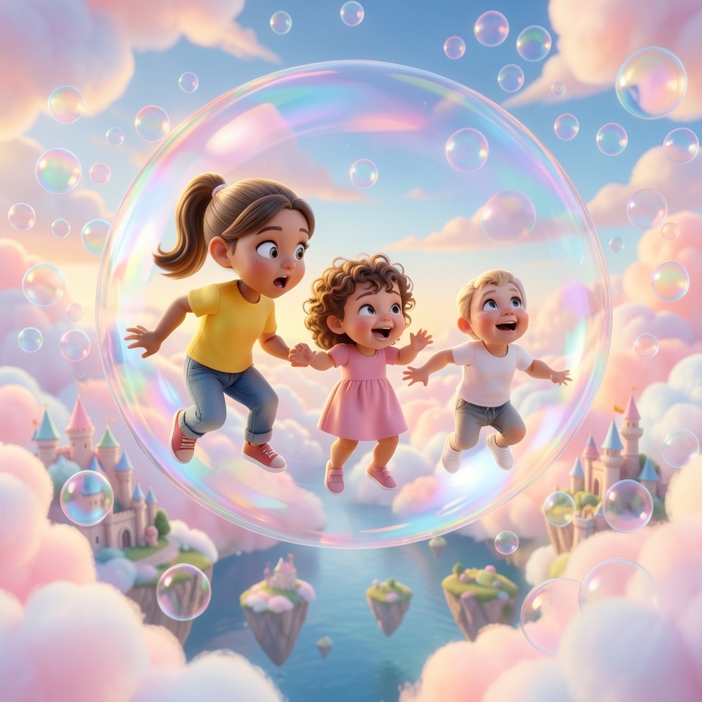 Ariadne, Aitana y el Secreto del Reino de las Pompas - ilustración 1