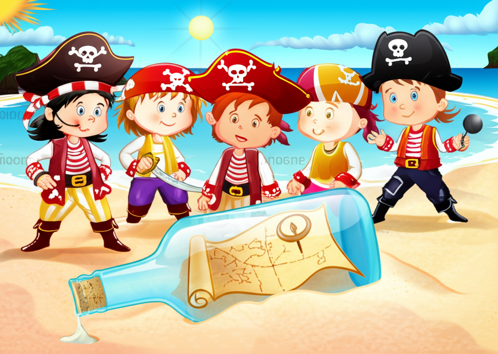 ¡La Aventura Pirata del Tesoro Escondido!
