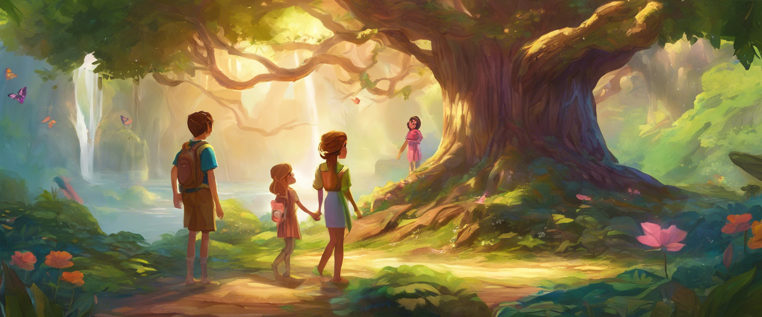 Las aventuras de Mateo y Valentina en el Bosque Encantado