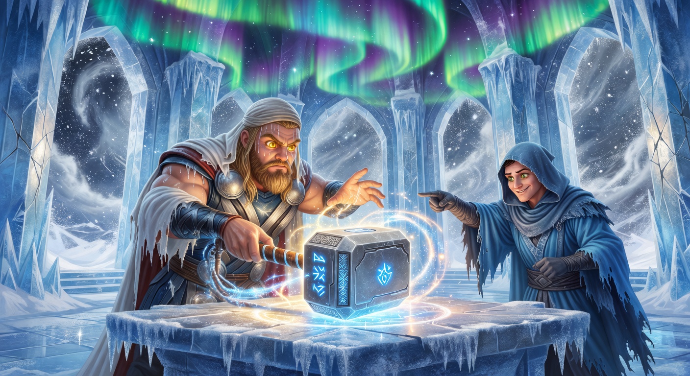 Tor och den Försvunna Hammaren - illustration 1