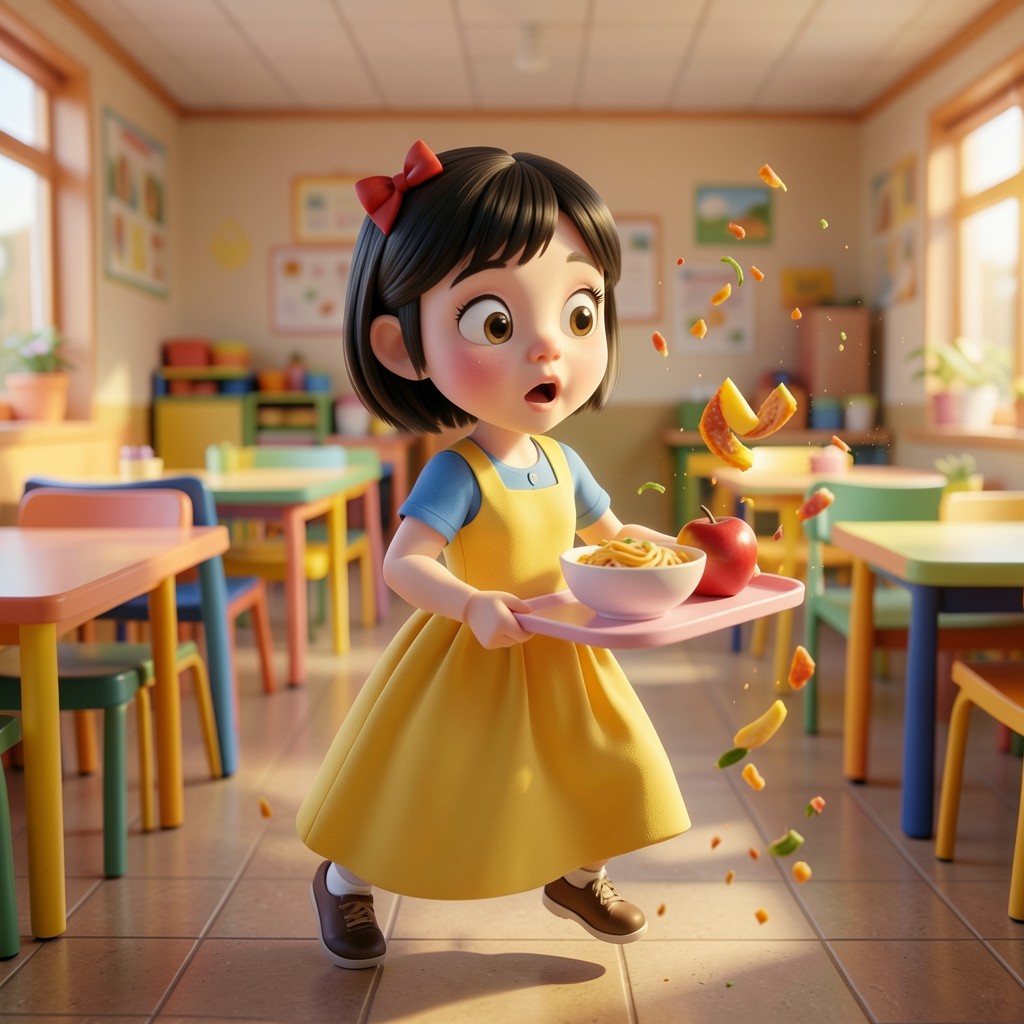 Snow White's Lunchtime Mishap - illustration 1