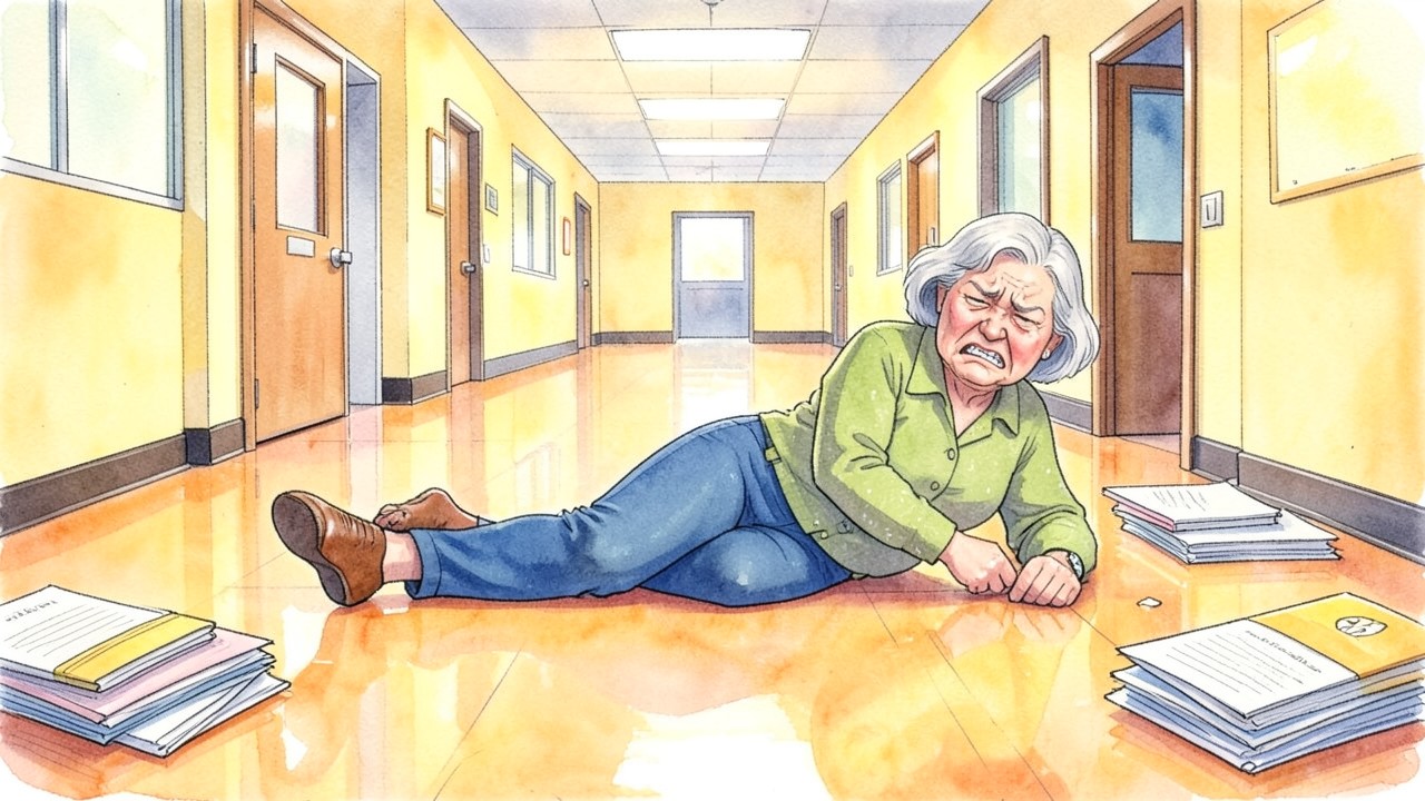 The Glare of the Linoleum