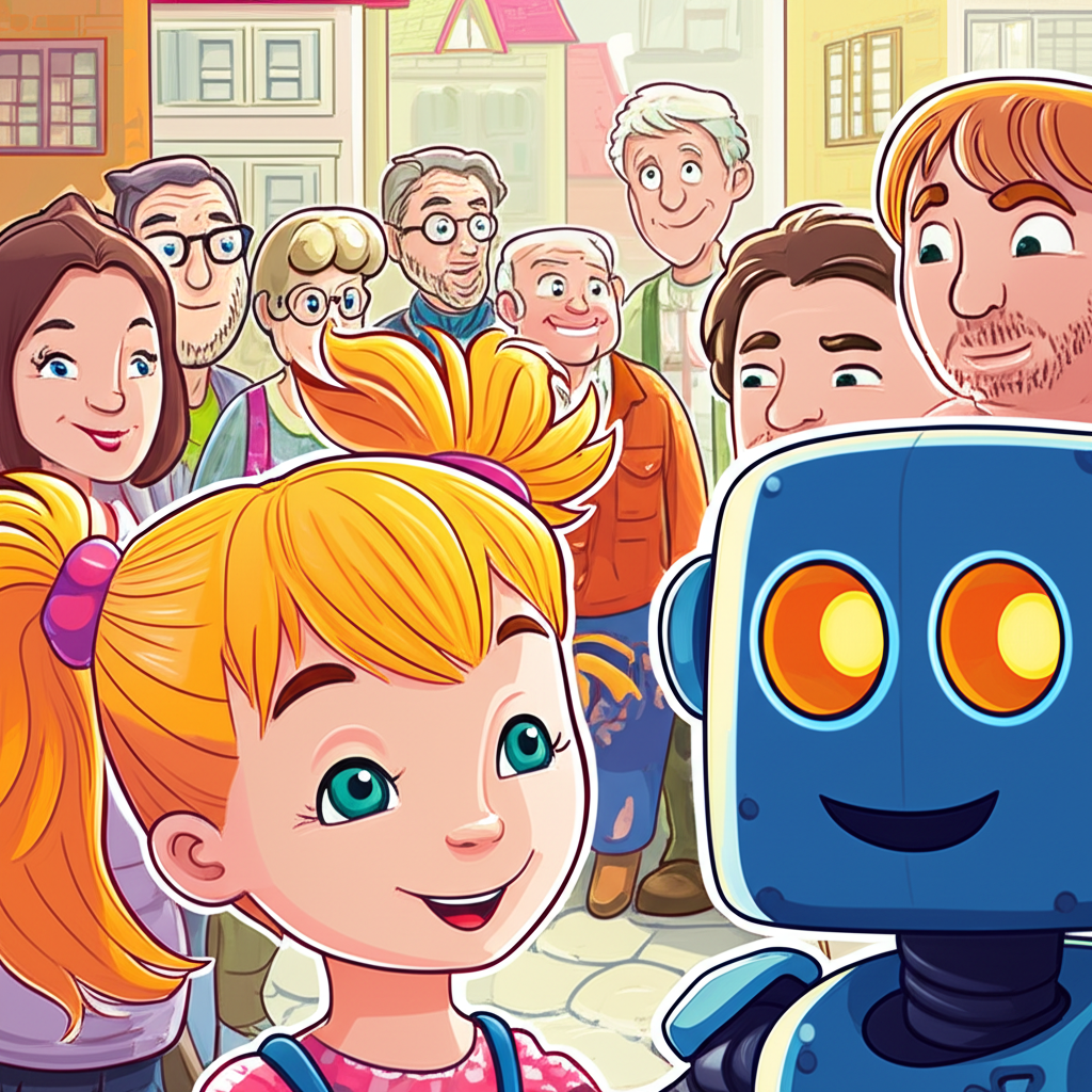 La Aventura de Aurora y el Robot Creativo