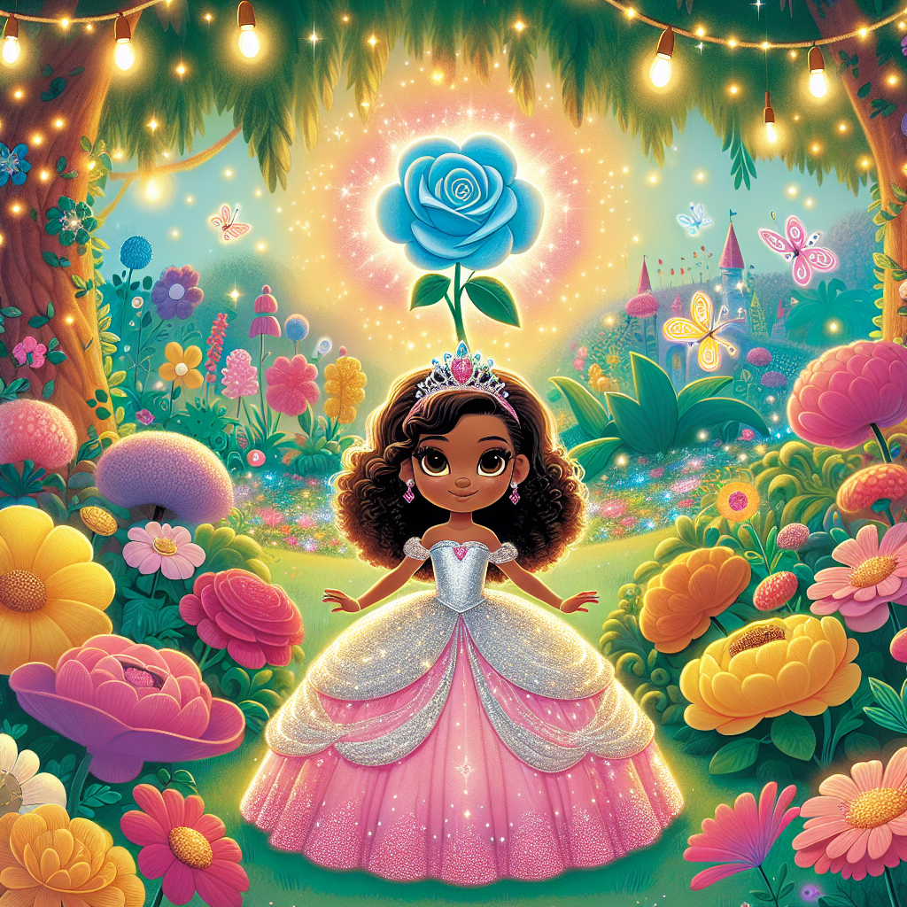 La Princesa y la Rosa Azul Encantada
