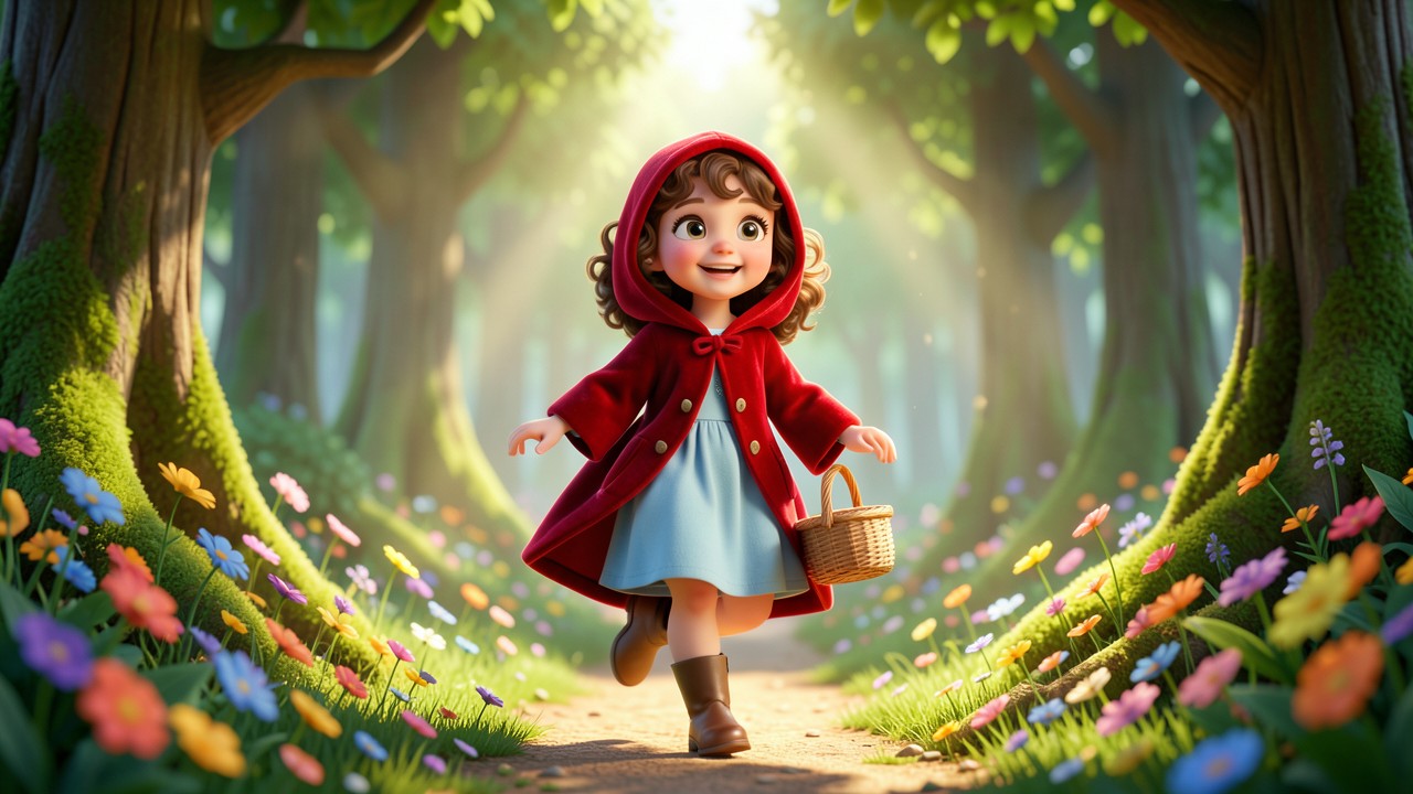 Caperucita Roja y el Corazón del Bosque Encantado