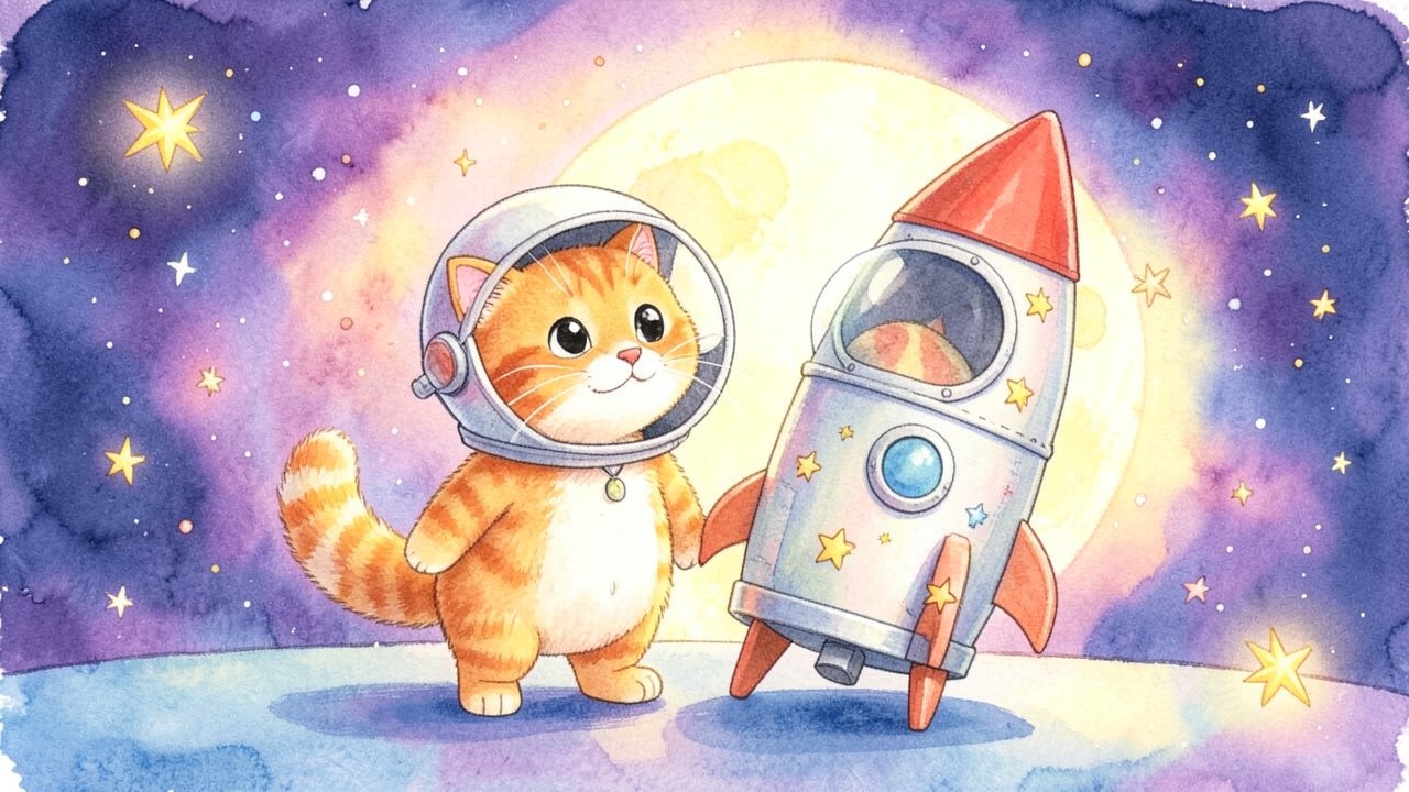 ¡Miau-sión a la Luna! Las Aventuras de Cosmo el Gato Astronauta