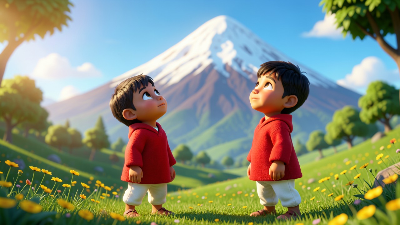 El Gran Volcán Saluda