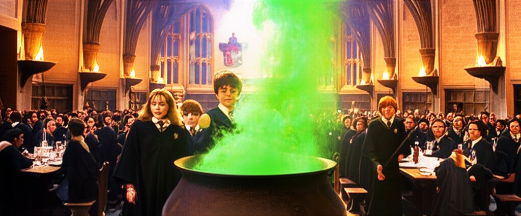 El Misterio del Caldero Burbujeante en Hogwarts
