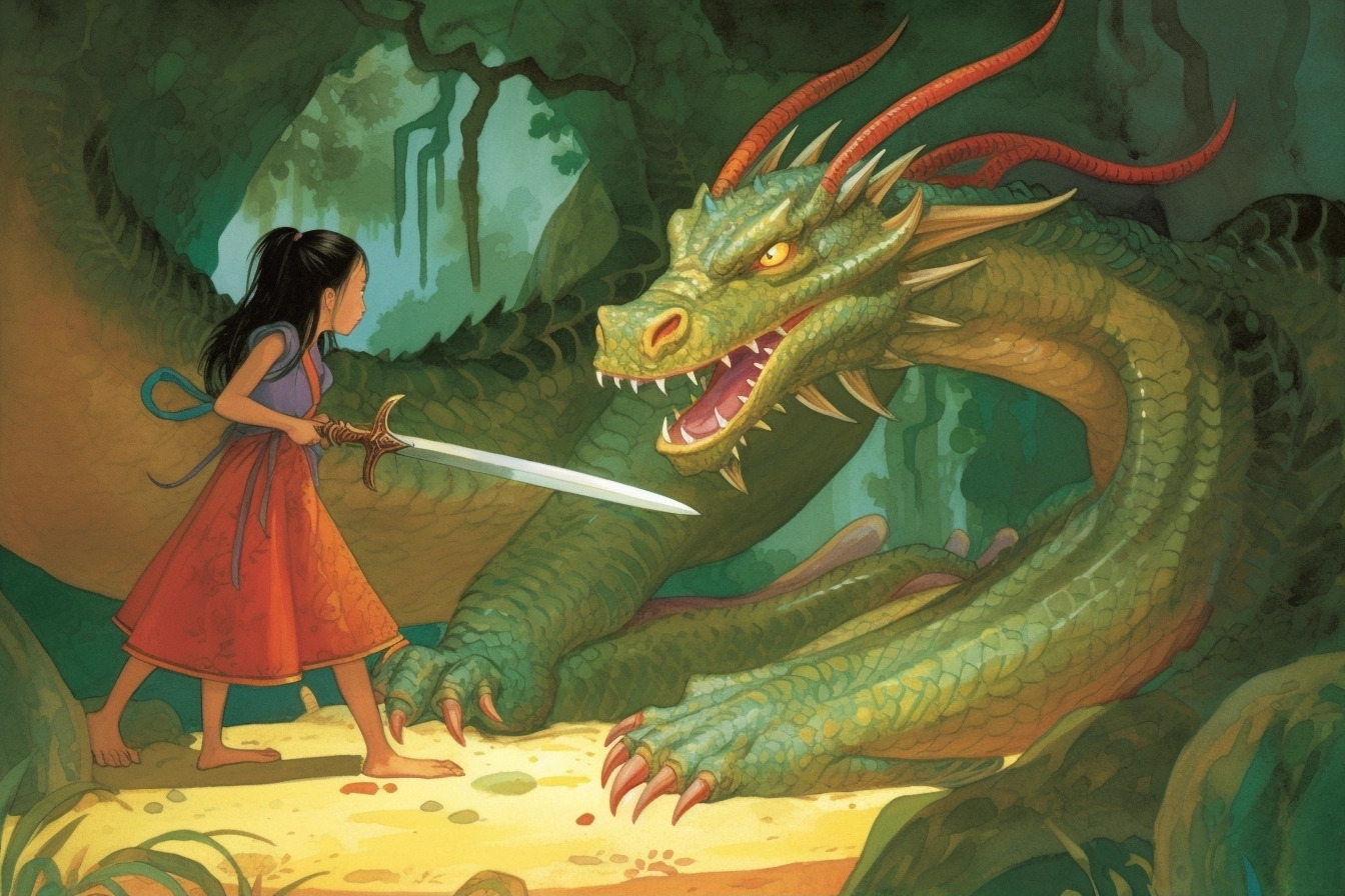 La Princesa Tina y la lección del dragón