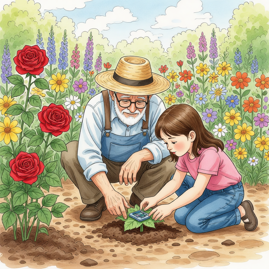 Leo y el Secreto del Jardín Digital - ilustración 1