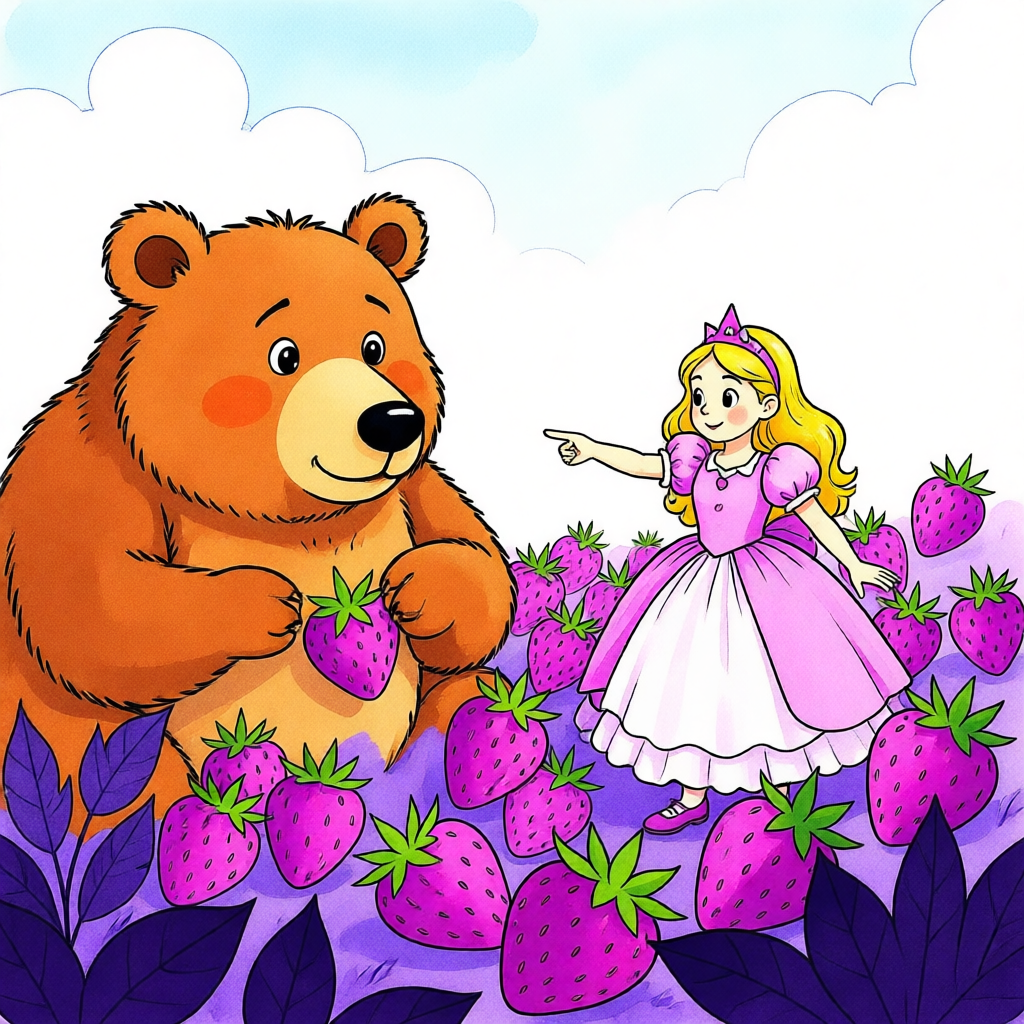 La Princesa Violeta y el Secreto del Valle de las Fresas - ilustración 2