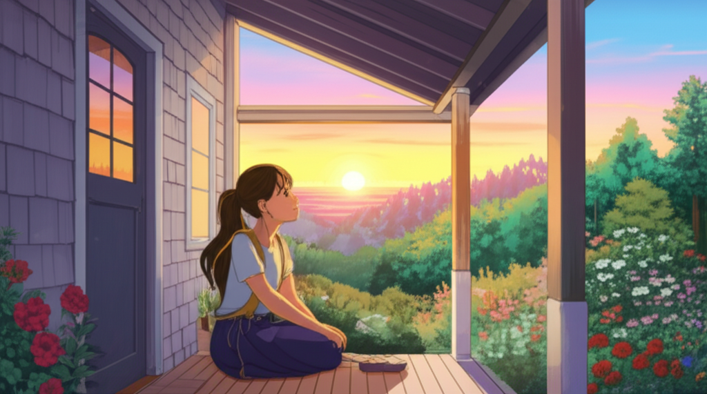 El Secreto del Atardecer de Violeta