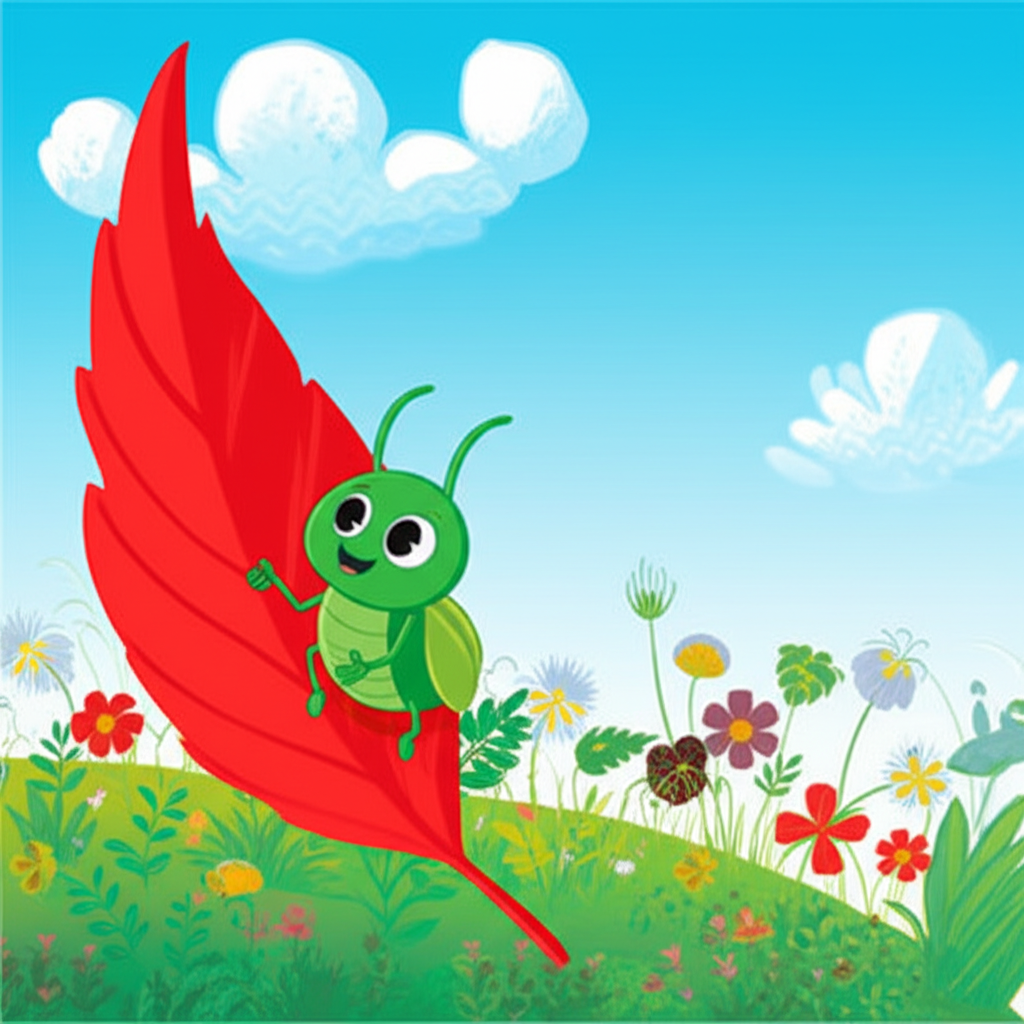 Oscar el Bichito y la Gran Aventura de la Hoja Voladora