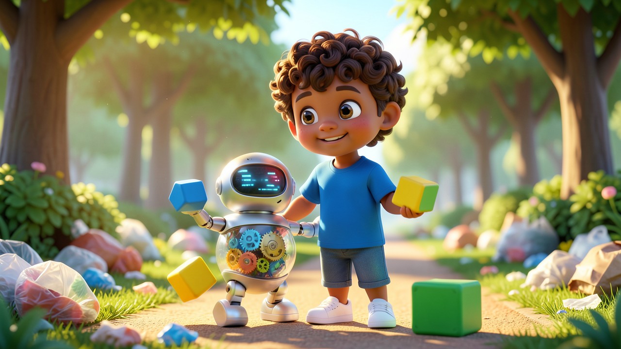 Leo y el Misterio de los Cubos de Colores