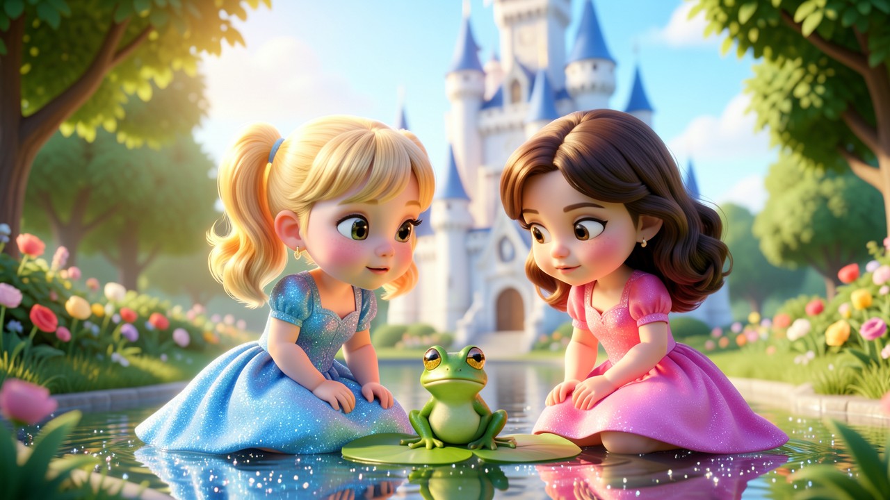 Las Princesas y el Sapo Saltarín
