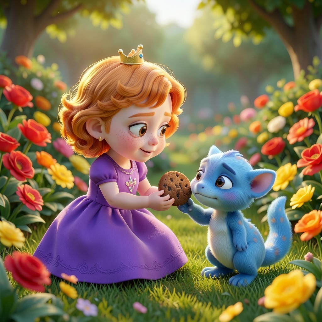 La Princesa Lola y el Dragoncito Azul - イラスト 1