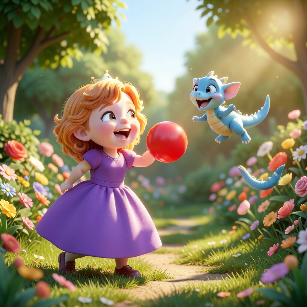La Princesa Lola y el Dragoncito Azul - イラスト 2