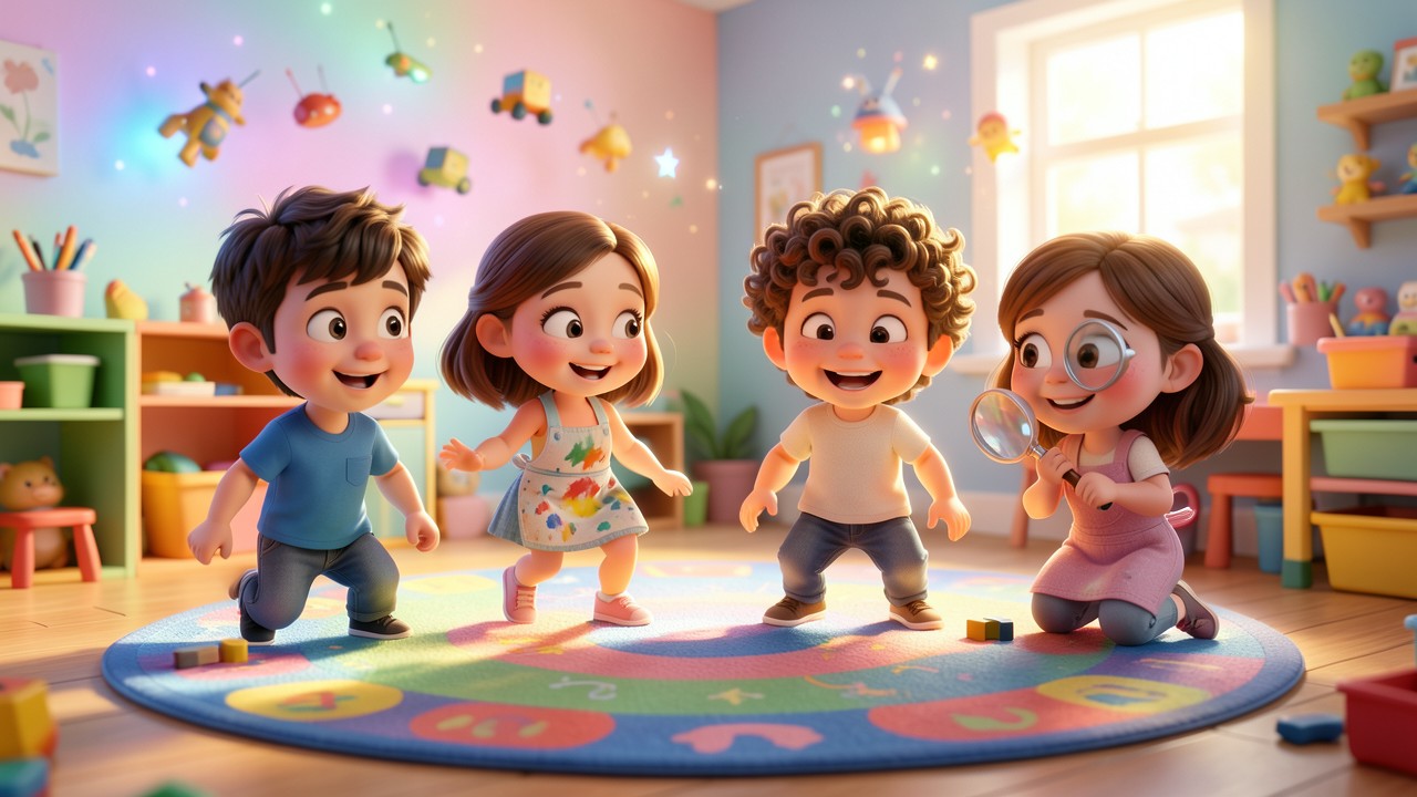 El Reino Mágico de las Sonrisas: Una Aventura de Amistad
