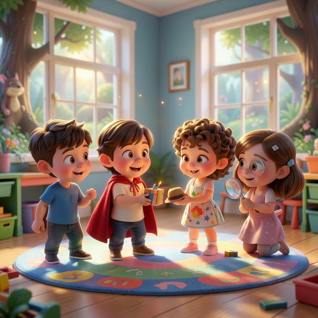 El Reino Mágico de las Sonrisas: Una Aventura de Amistad - ilustración 1
