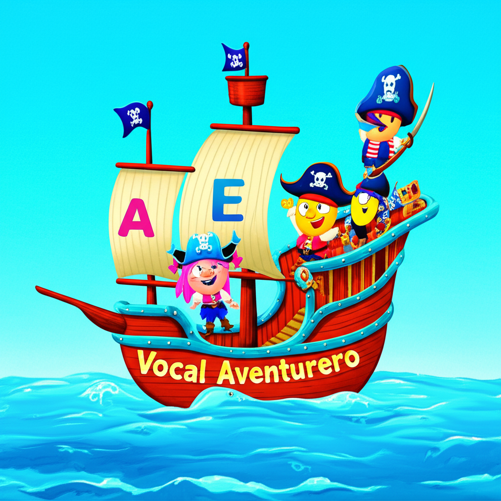 ¡Las Vocales Piratas y el Tesoro Vocal!