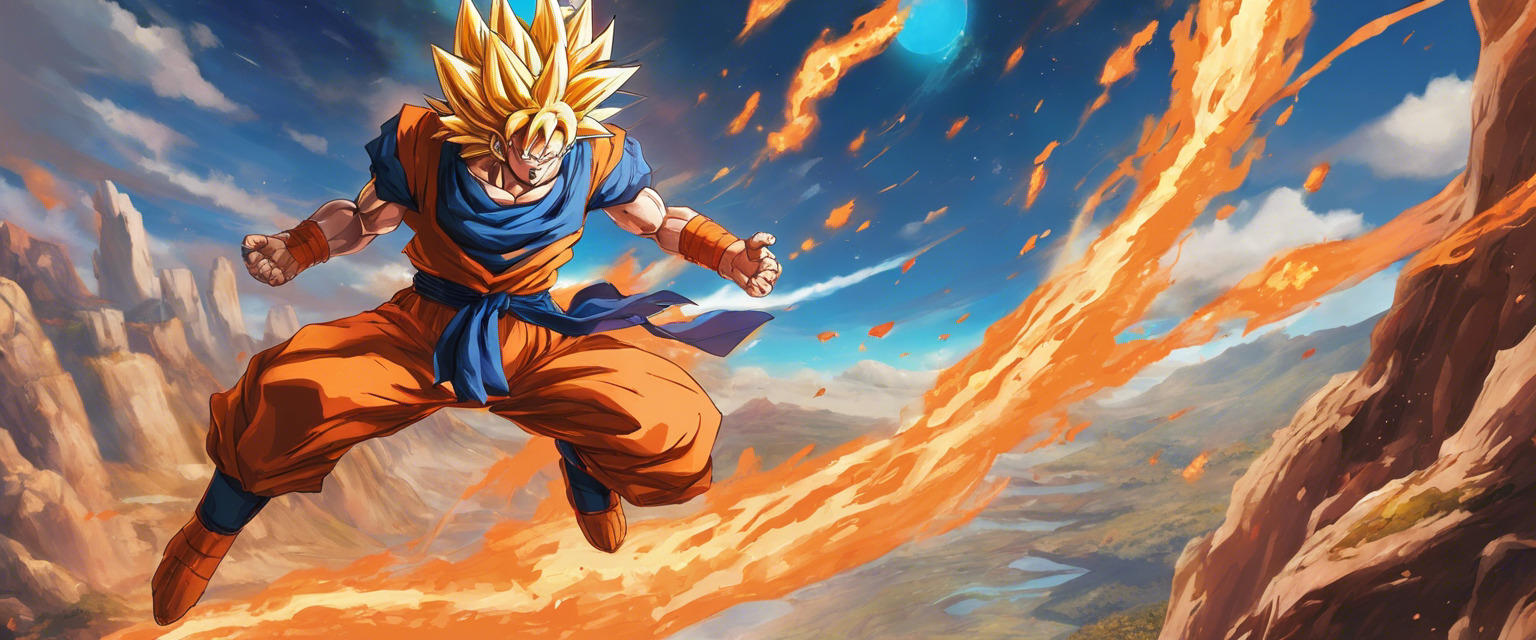 Goku y la valiente misión en Jurassic Park
