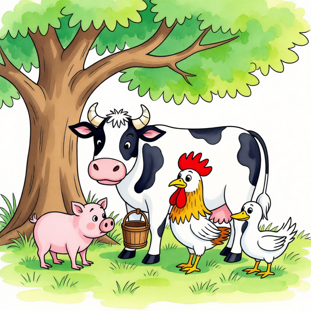 El Secreto del Gallo Silencioso y la Orquesta de la Granja - ilustración 1