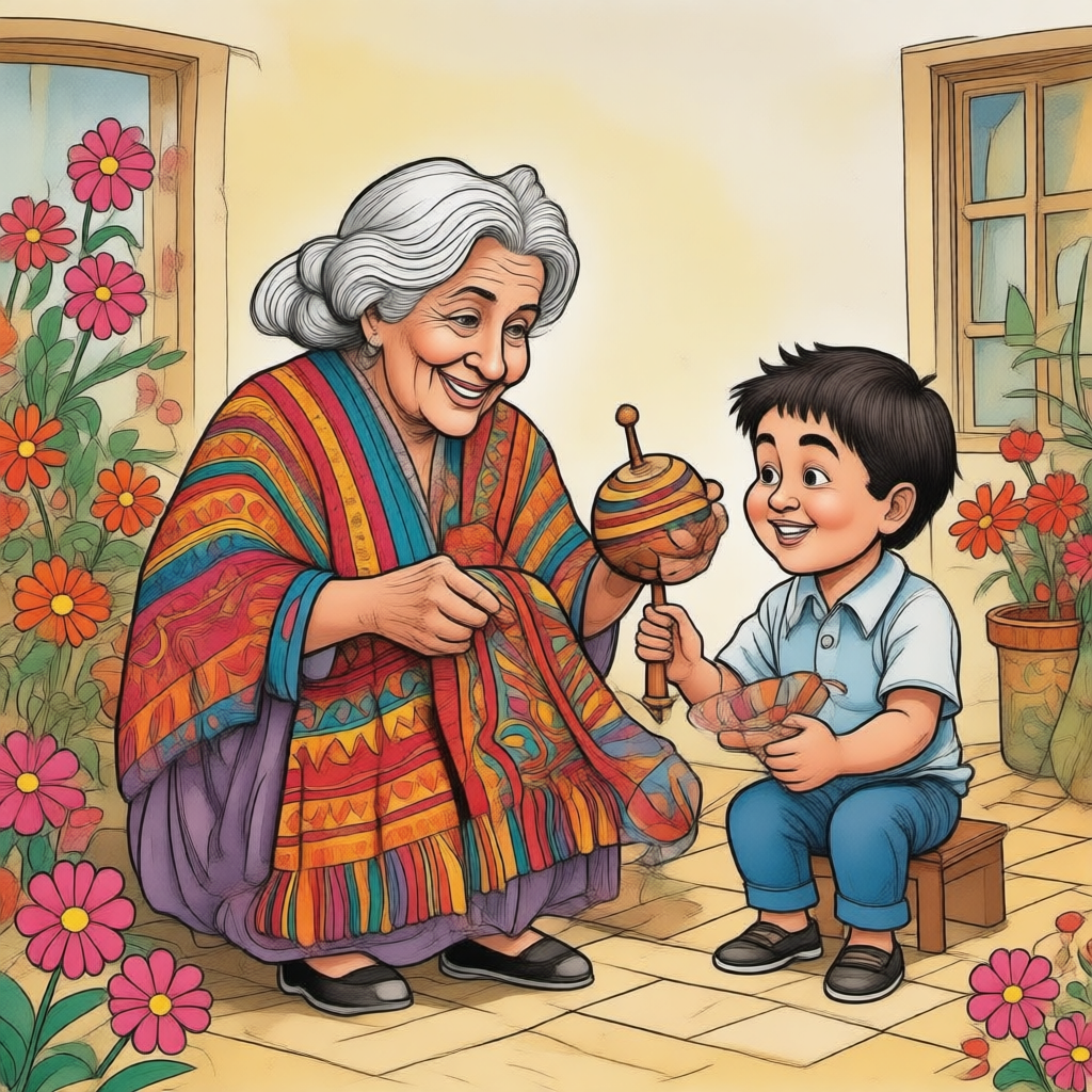 Mateo y el Mapa de los Abuelos - Illustration 1