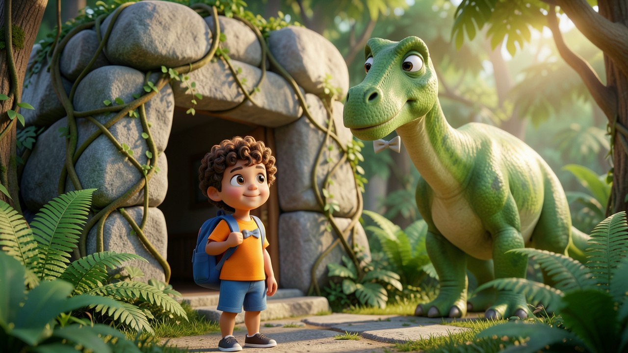 Mateo y su Gran Amigo Dinosaurio