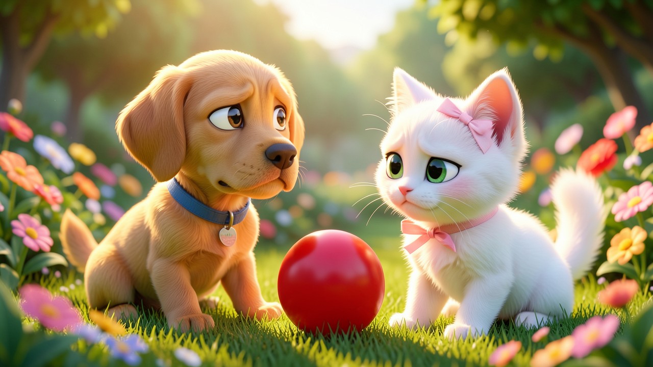 Toby y Mimi aprenden a compartir
