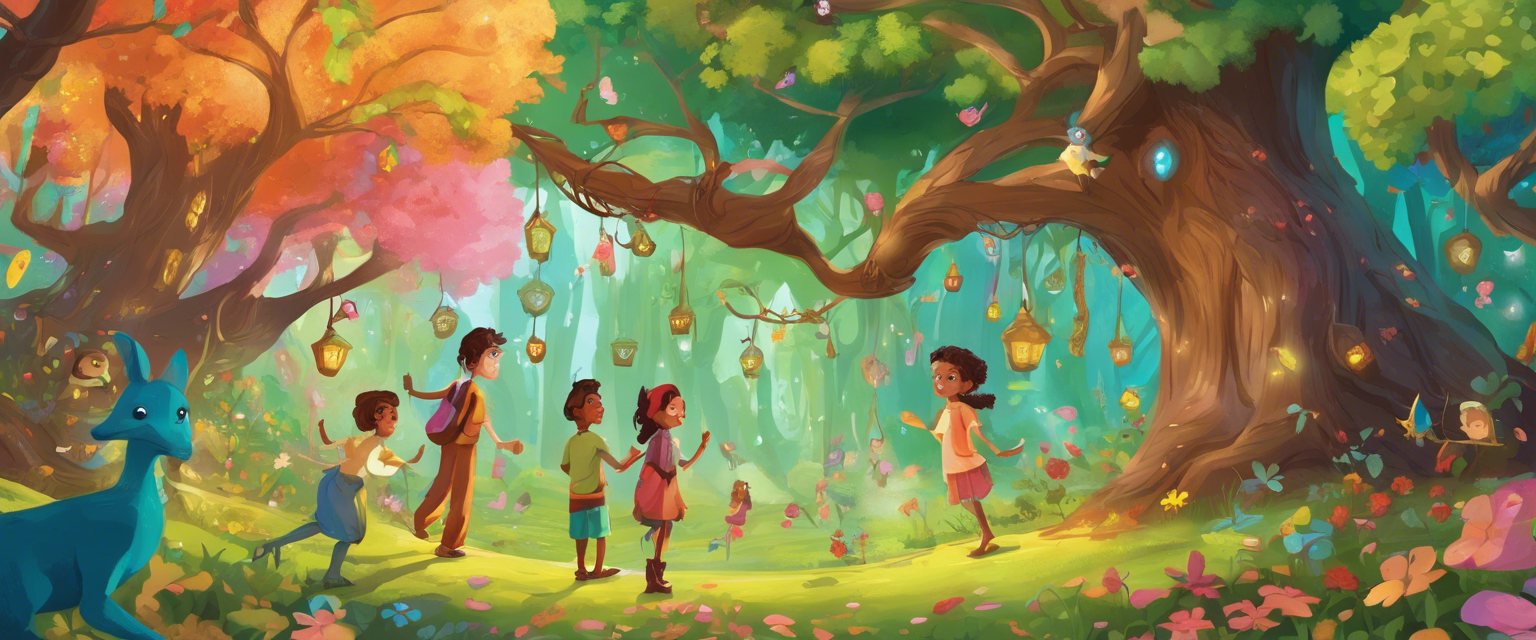 El bosque mágico de los números y los colores
