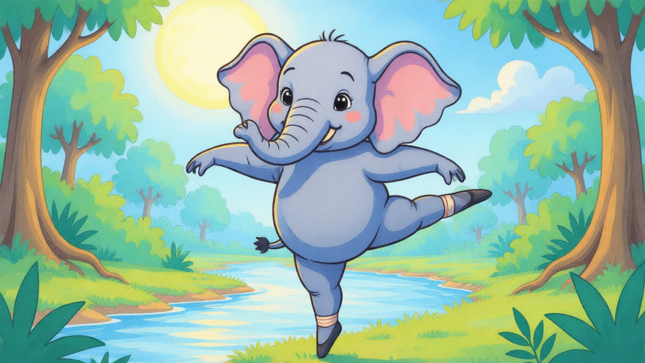 Barnaby y el Tutú de Hojas: El Elefante que Quería Bailar