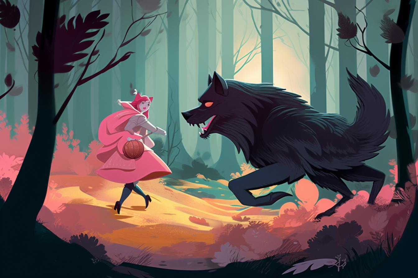 Caperucita Rosa y el Lobo Deportista