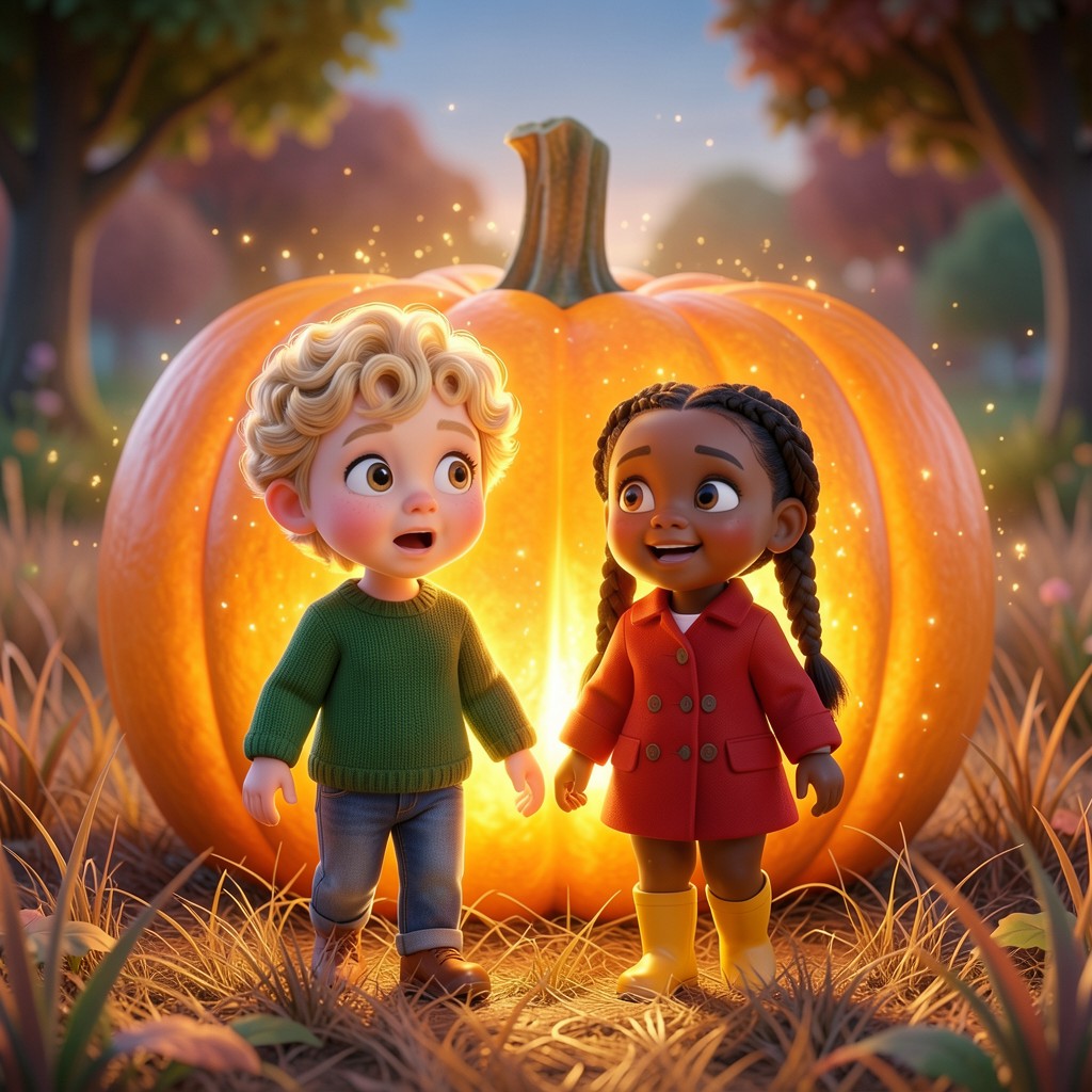 La Calabaza Mágica de Otoño - ilustración 1