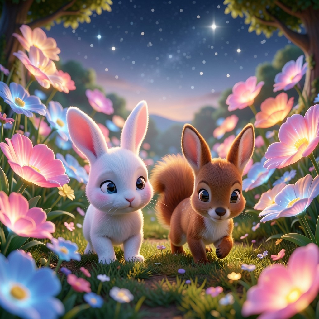 The Little Bunny and the Lost Star - illustration 1