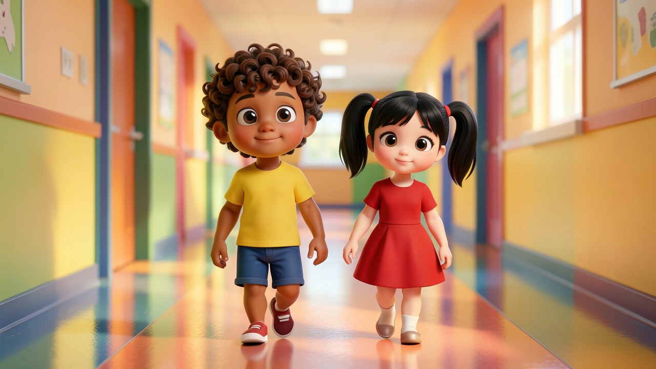 Lolo y Mila en la escuela