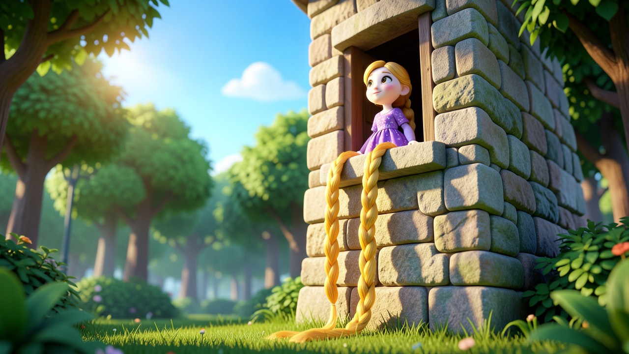 Rapunzel y su Trenza de Oro