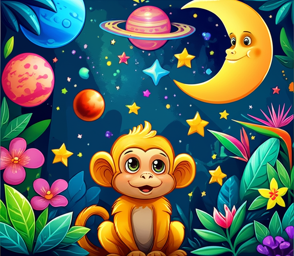 ¡Tito, el Monito Astronauta y la Aventura Intergaláctica!