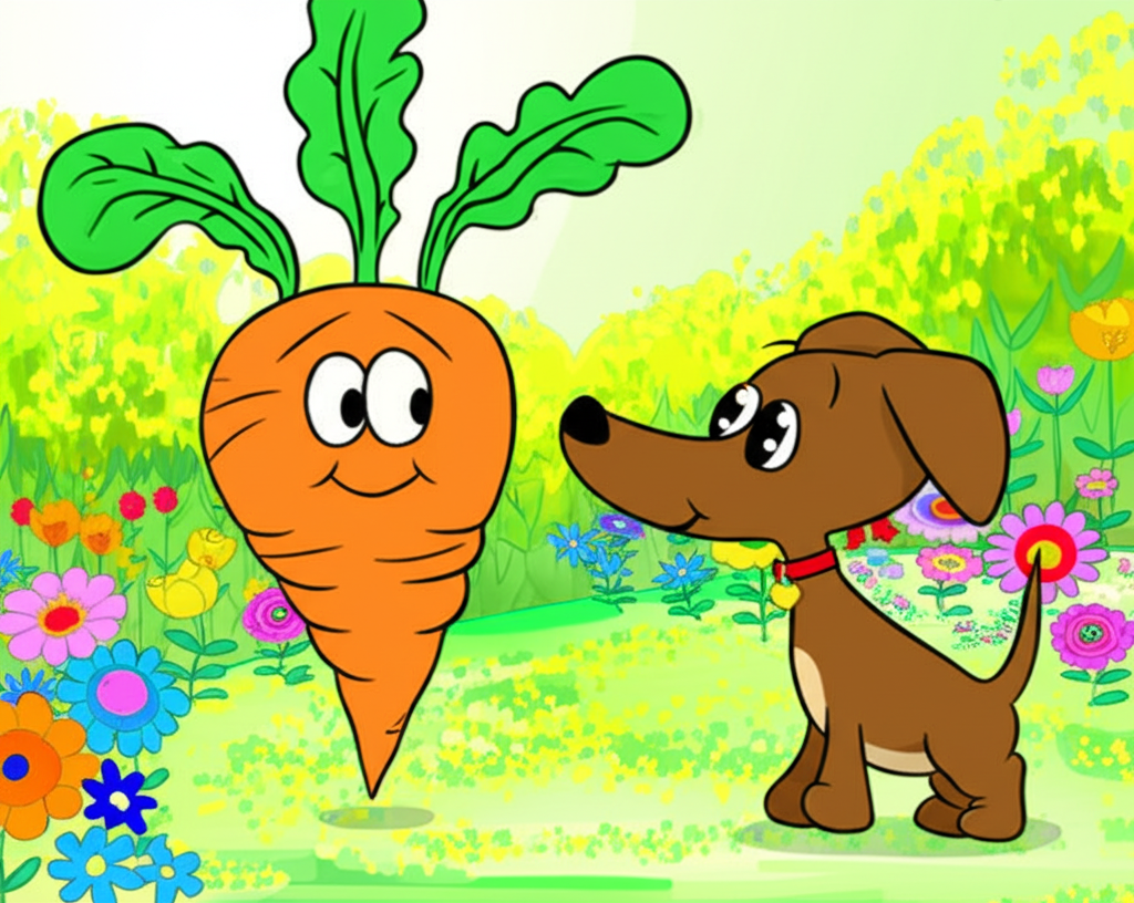 ¡Romeo y la Zanahoria Gigante: Un Amor Perruno Inesperado!