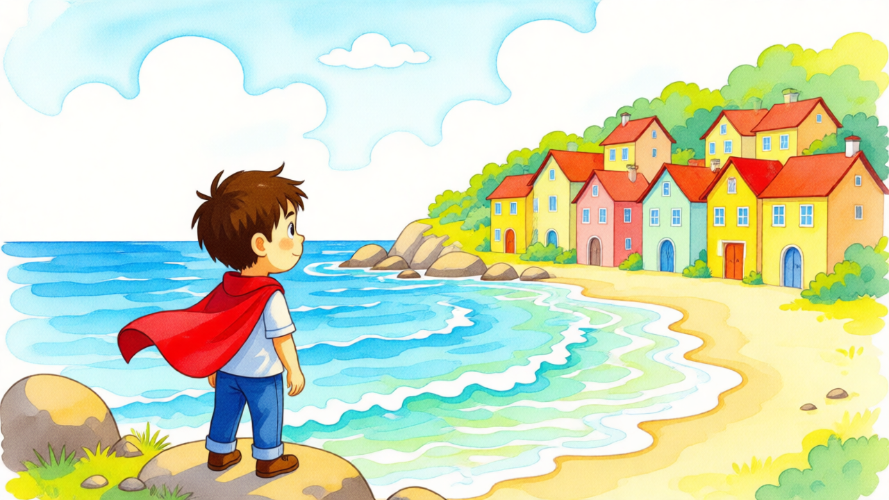 Mateo y el Gigante de las Olas de Cristal