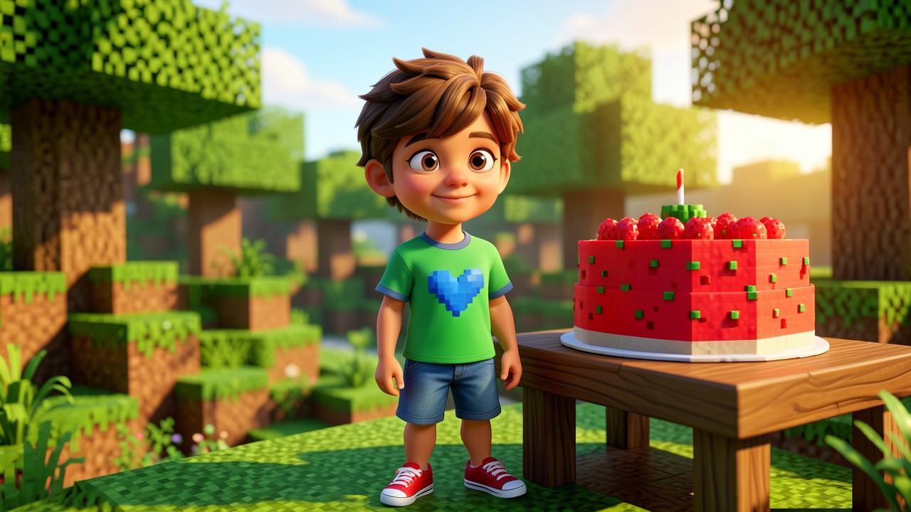 El Cumpleaños Pixelado de Mateo