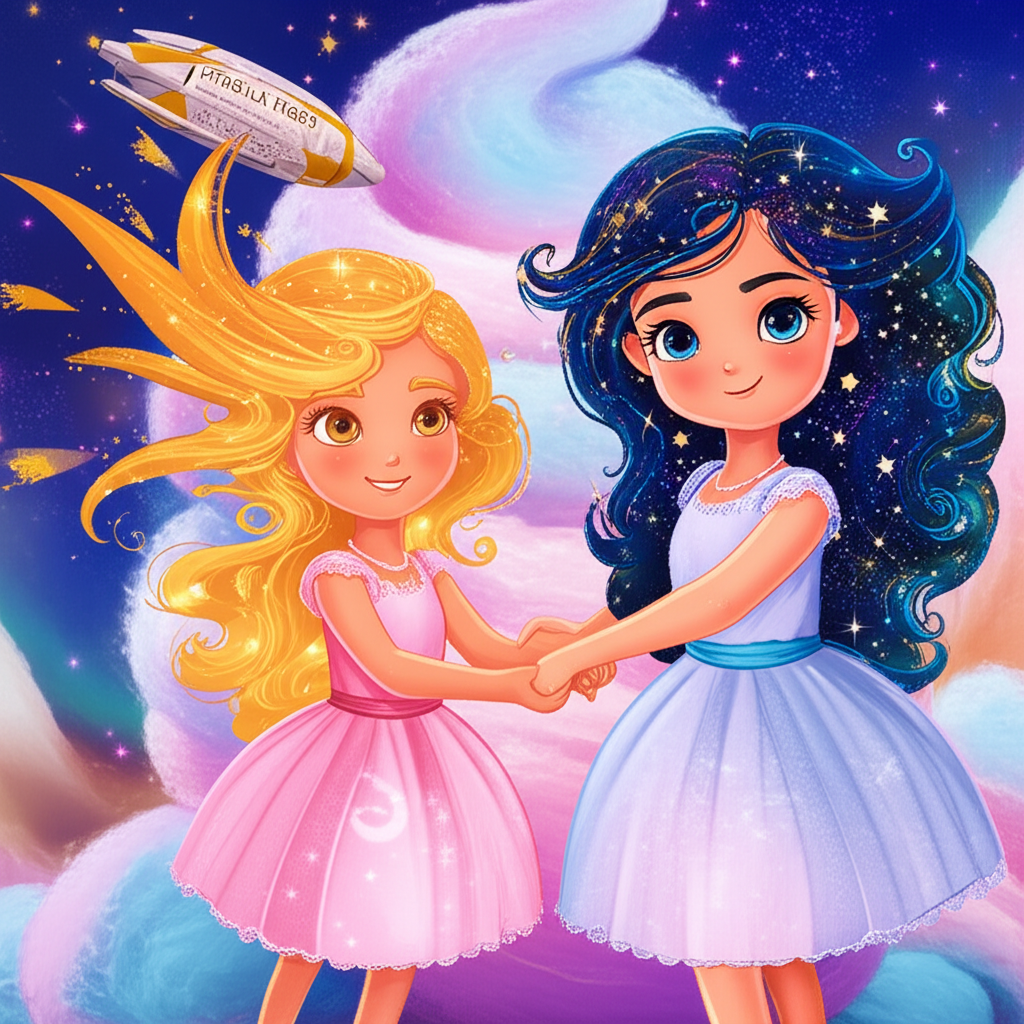 ¡Las Aventuras Cósmicas de Arianna y Ainoha, Princesas Estelares!