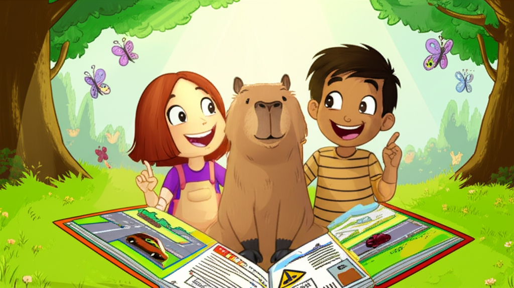 Las Aventuras de Capy en el Bosque de las Mariposas Viales
