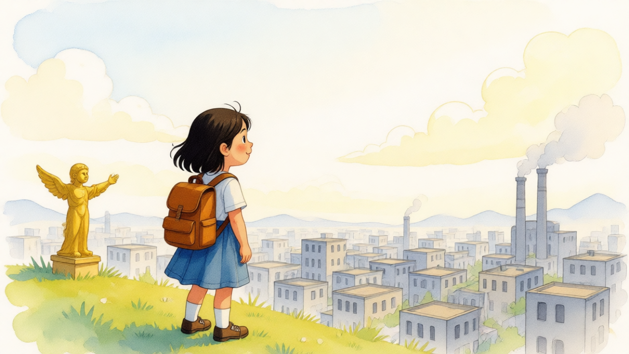 Clara y el Mapa de los Tres Valles: Un Viaje tras el Gran Derrumbe