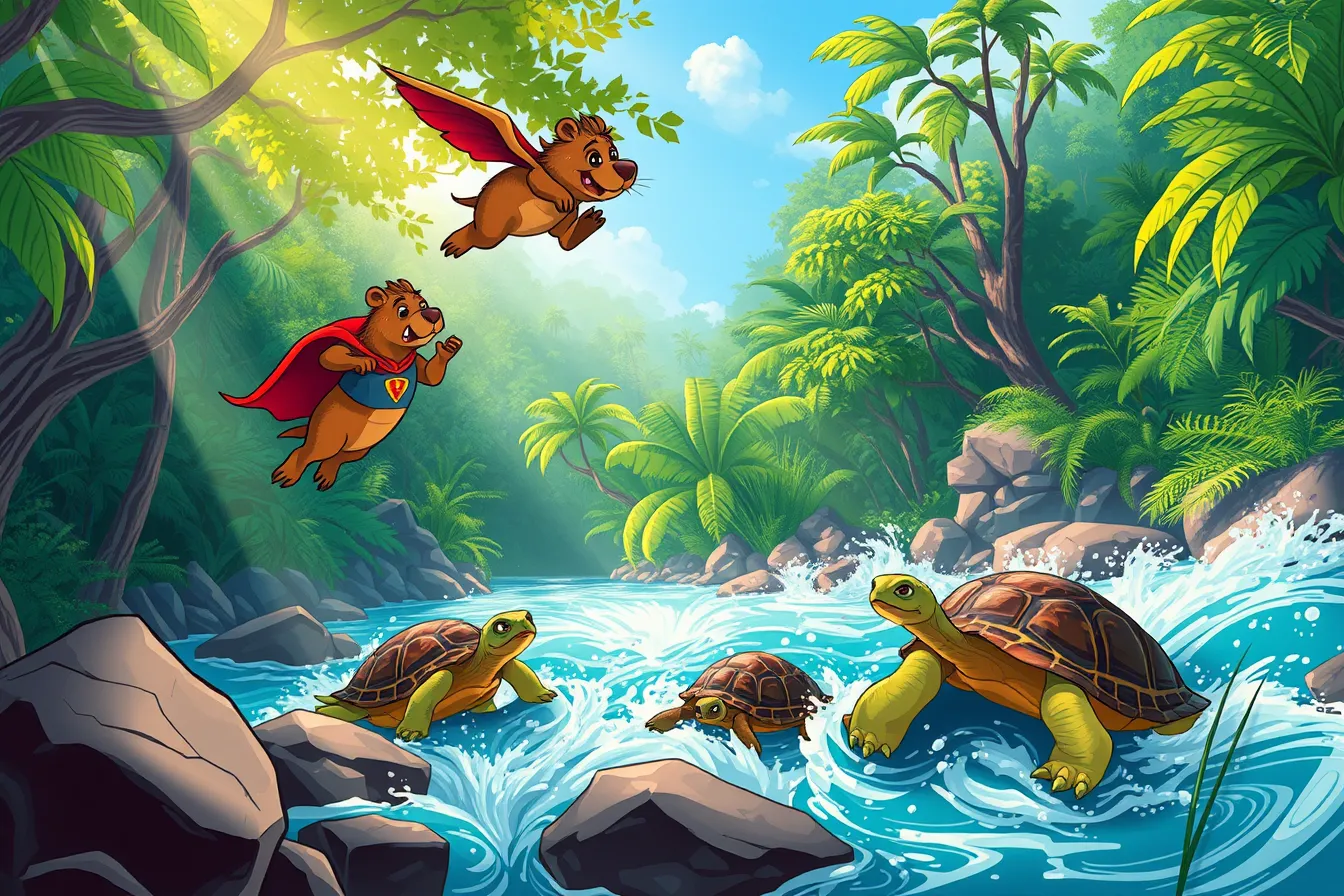 Super Capi y la Gran Aventura en la Selva