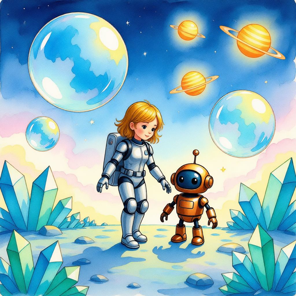 La Princesa Lyra y el Secreto de la Nebulosa de Cristal - ilustración 1