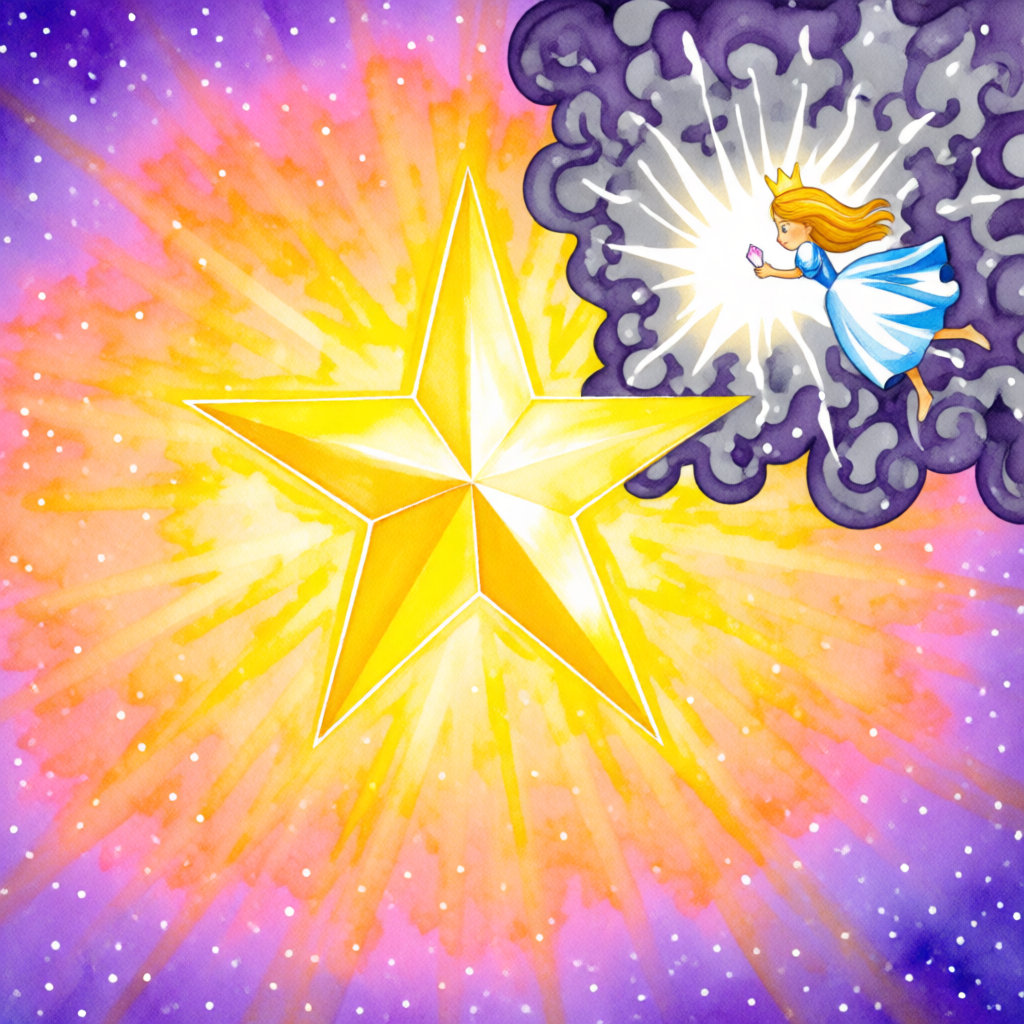 La Princesa Lyra y el Secreto de la Nebulosa de Cristal - ilustración 2