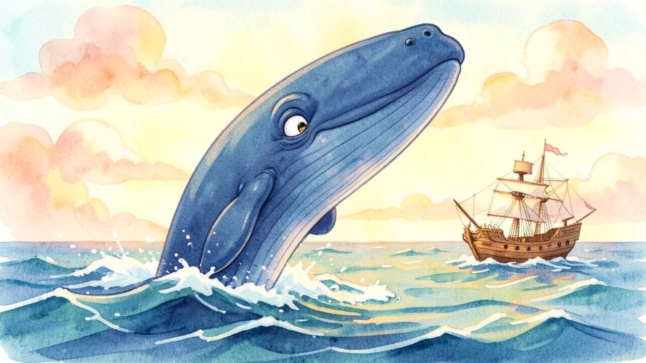 La Ballena y el Barco Pirata
