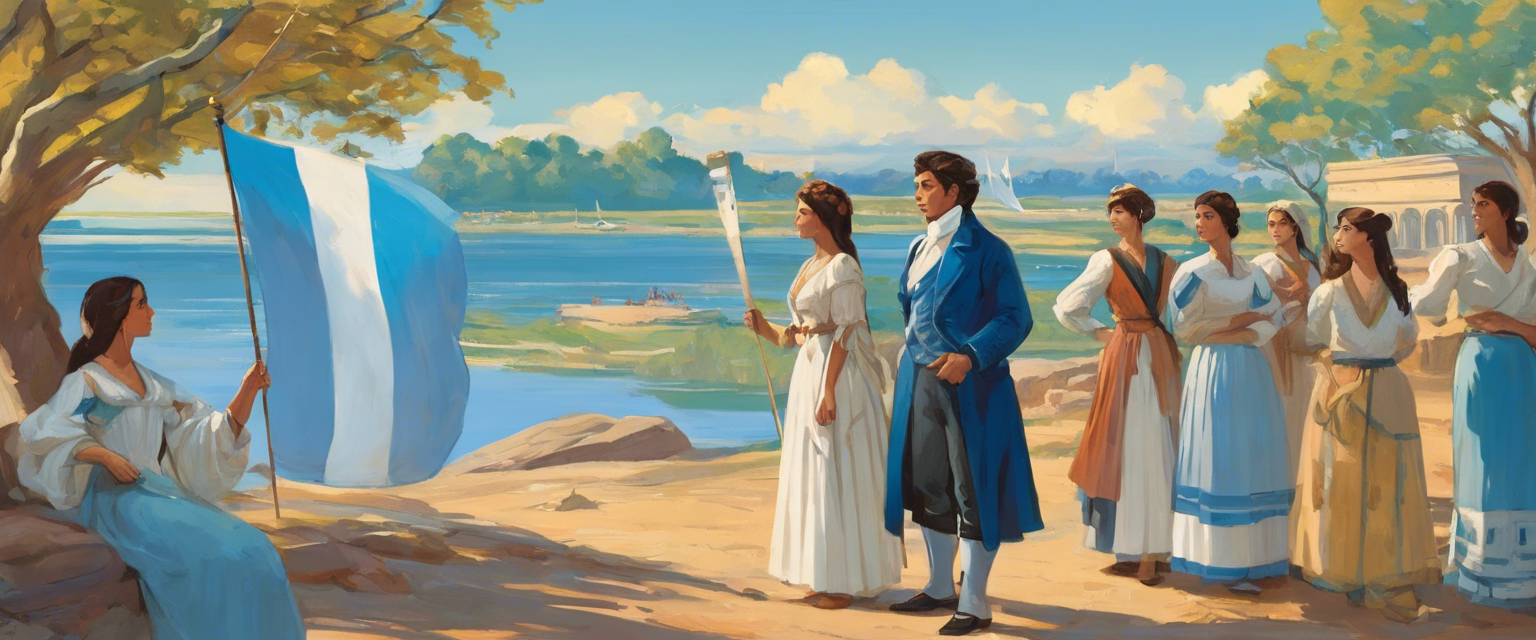 La Creación de la Bandera por Manuel Belgrano
