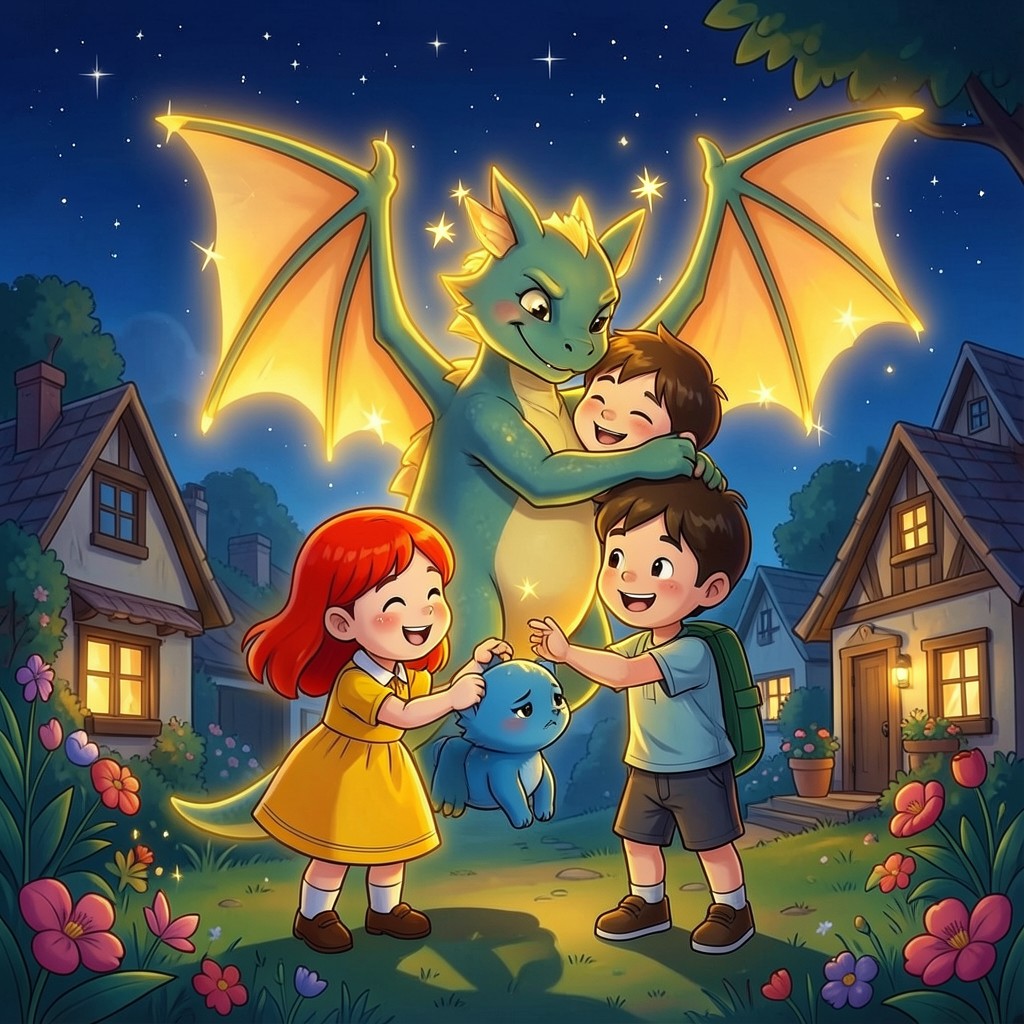 El pequeño dragón que perdió sus estrellas - ilustración 2